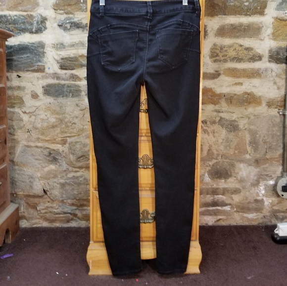 Blue Spice Black Denim 5 Pocket Stretch Jeans. - Picture 2 of 2